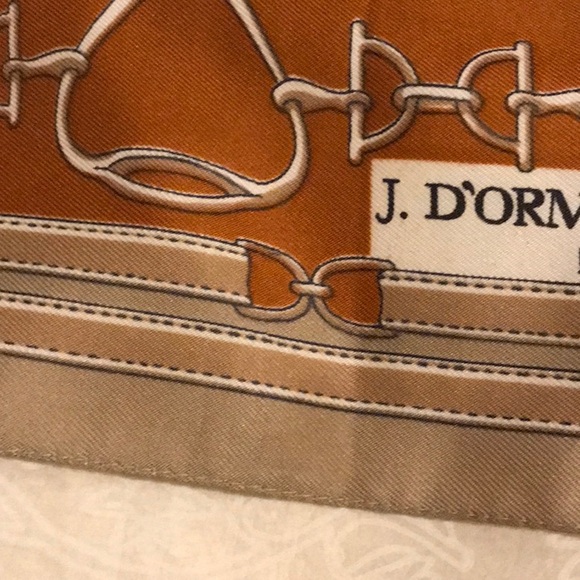 J. D`Ormont Equestrian Print Scarf - Picture 14 of 15